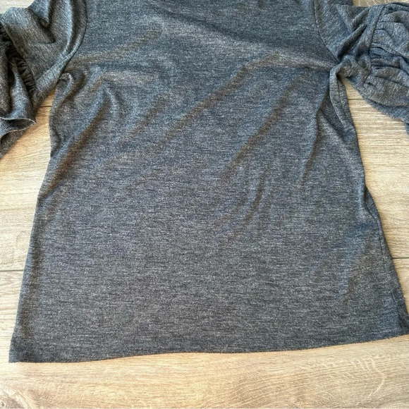 Banana Republic  Tiered Ruffle Long Sleeves Stretch Blouse - Picture 8 of 14